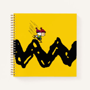 Carnet cacahuètes   Snoopy & Linus Sled Ride
