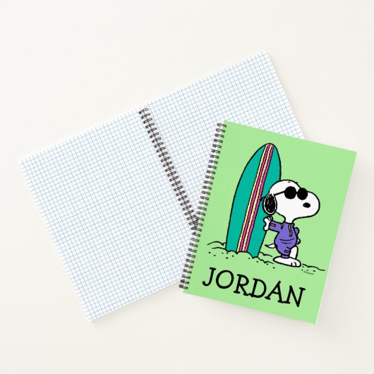Carnet cacahuètes | Snoopy Ocean High Tide | Ajouter Votr (Intérieur)