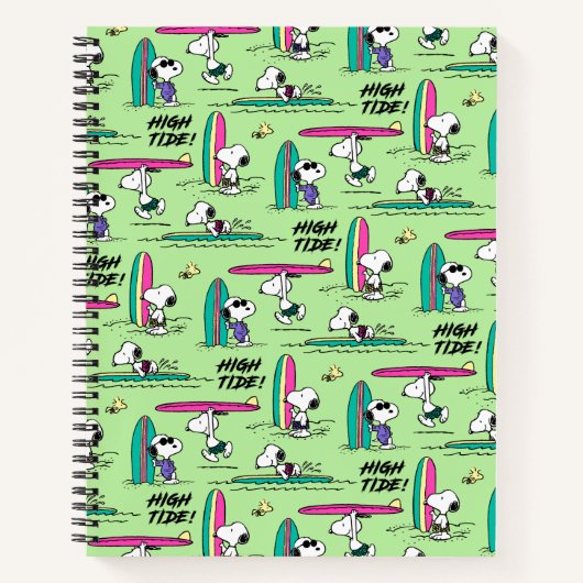 Carnet cacahuètes | Snoopy Ocean High Tide Motif (Devant)