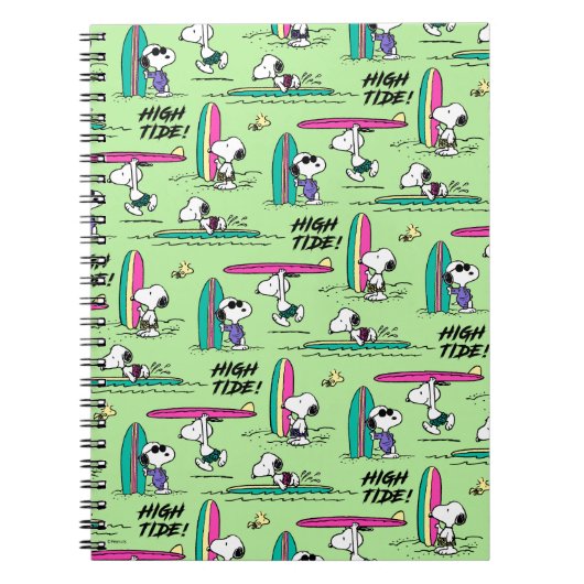 Carnet cacahuètes | Snoopy Ocean High Tide Motif (Devant)