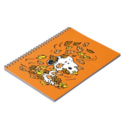 Carnet cacahuètes | Snoopy Pile de Feuilles (Côté gauche)