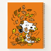 Carnet cacahuètes | Snoopy Pile de Feuilles (Dos)