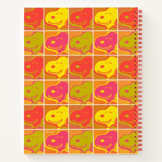 Carnet cacahuètes | Snoopy Pop Art Motif (Dos)