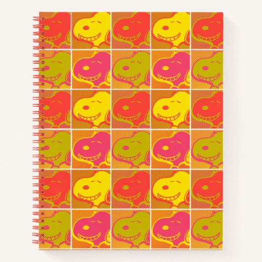 Carnet cacahuètes | Snoopy Pop Art Motif (Devant)