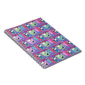 Carnet cacahuètes | Snoopy Purple Surf Motif (Côté Droit)