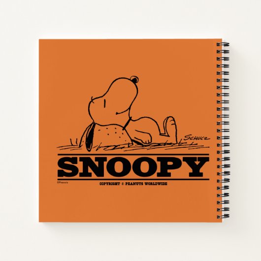 Carnet cacahuètes | Snoopy Reest Break (Dos)