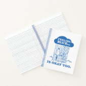Carnet cacahuètes | Snoopy Sentiment Bleu Est OK Aussi (Intérieur)