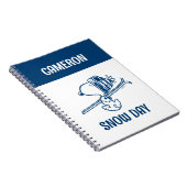 Carnet cacahuètes | Snoopy Ski Trip (Côté Droit)