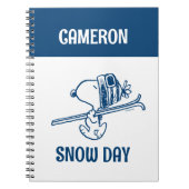 Carnet cacahuètes | Snoopy Ski Trip (Devant)