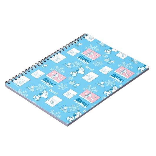 Carnet cacahuètes | Snoopy Snow Day Motif (Côté gauche)