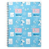Carnet cacahuètes | Snoopy Snow Day Motif (Devant)
