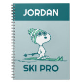 Carnet cacahuètes | Snoopy sur Skis (Devant)