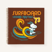 Carnet cacahuètes | Snoopy Surboard Longboard Competition (Devant)