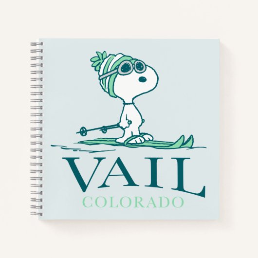 Carnet cacahuètes | Snoopy Vail Colorado (Devant)