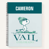 Carnet cacahuètes | Snoopy Vail Colorado (Devant)