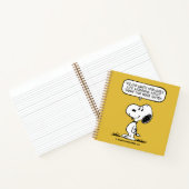 Carnet cacahuètes | Snoopy Vous ne pouvez pas regarder to (Intérieur)