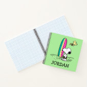 Carnet cacahuètes | Snoopy & Woodstock | Ajouter Votre No (Intérieur)