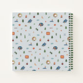 Carnet cacahuètes | Snoopy & Woodstock Carte du camp (Dos)