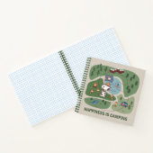 Carnet cacahuètes | Snoopy & Woodstock Carte du camp (Intérieur)