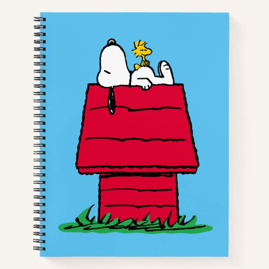 Carnet cacahuètes | Snoopy & Woodstock Doghouse (Devant)