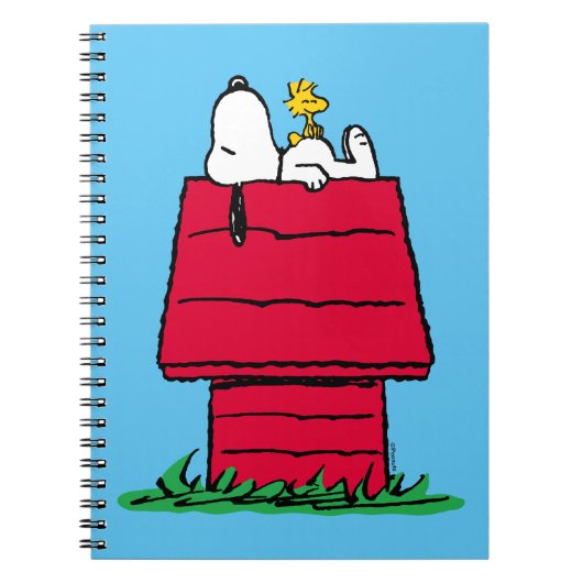 Carnet cacahuètes | Snoopy & Woodstock Doghouse (Devant)