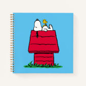 Carnet cacahuètes | Snoopy & Woodstock Doghouse (Devant)