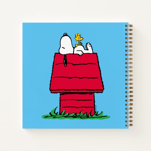 Carnet cacahuètes | Snoopy & Woodstock Doghouse (Dos)