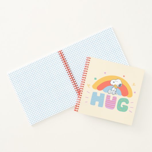 Carnet cacahuètes | Snoopy & Woodstock Hug (Intérieur)
