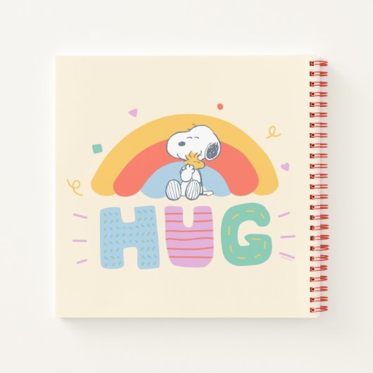 Carnet cacahuètes | Snoopy & Woodstock Hug (Dos)