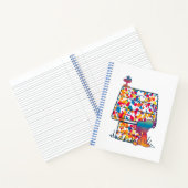 Carnet cacahuètes | Snoopy & Woodstock Rainbow Paint (Intérieur)