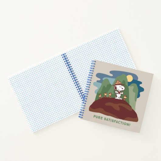 Carnet cacahuètes | Snoopy & Woodstock Satisfaction pure (Intérieur)