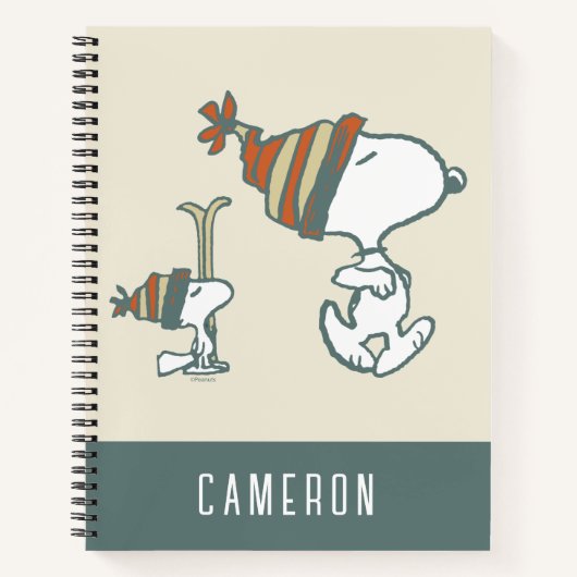 Carnet cacahuètes | Snoopy & Woodstock Ski Trip (Devant)