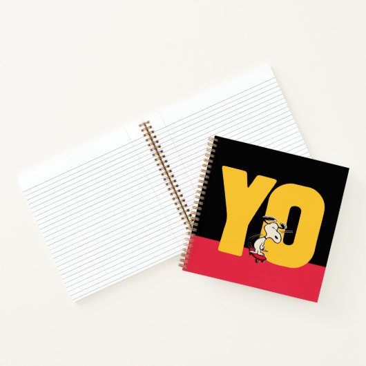 Carnet cacahuètes | Snoopy YO Skateboard (Intérieur)
