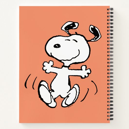Carnet cacahuètes | Une Danse Heureuse Snoopy (Dos)