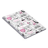 Carnet cacahuètes | Valentine Heart Love Motif (Côté Droit)