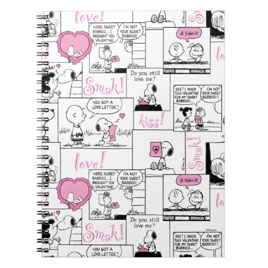 Carnet cacahuètes | Valentine Heart Love Motif (Devant)