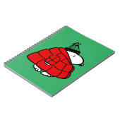 Carnet cacahuètes | Veste Snoopy Red Puffer (Côté gauche)