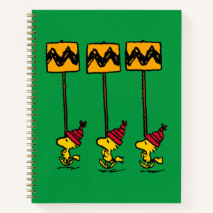 Carnet cacahuètes Woodstock & Friends Sign March