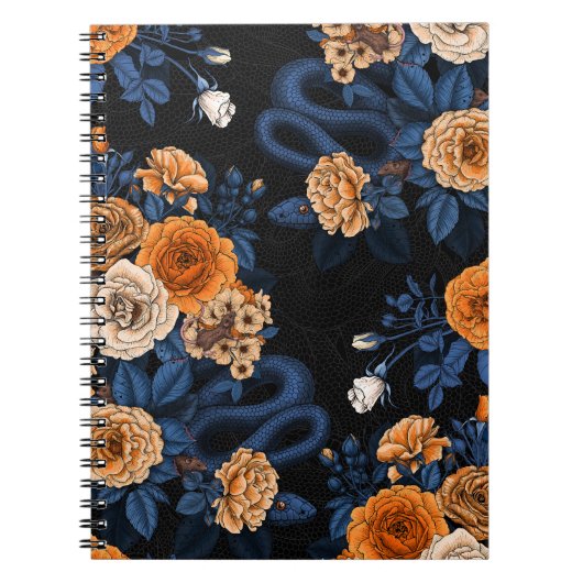 Carnet Caché en rose, orange et bleu (Devant)
