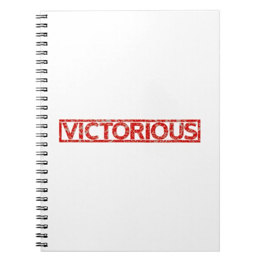 Carnet Cachet victorieux (Devant)