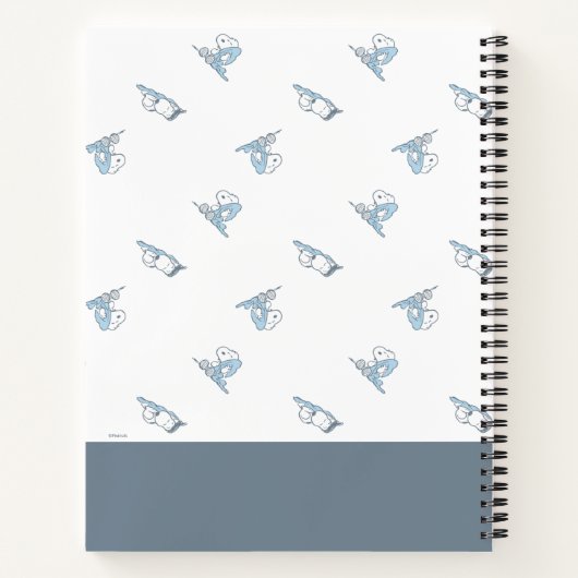 Carnet Cachou | Motif Snoopy Heure de Dodo (Dos)