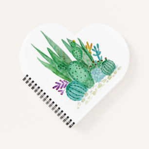 Carnet Cactus, aquarelle