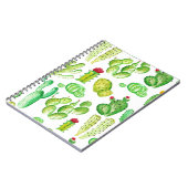 Carnet Cactus aquarelle (Côté gauche)