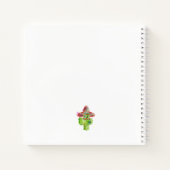 Carnet Cactus Art Mustache Casquette Fiesta AJOUTER TEXTE (Dos)