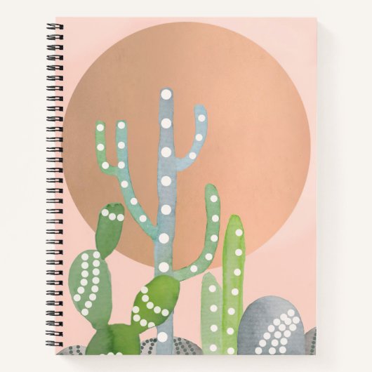 Carnet Cactus bohémien (Devant)