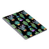 Carnet Cactus Colorés : Whimsical Seamless Design. (Côté Droit)