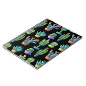 Carnet Cactus Colorés : Whimsical Seamless Design. (Côté gauche)