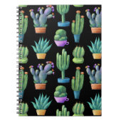 Carnet Cactus Colorés : Whimsical Seamless Design. (Devant)