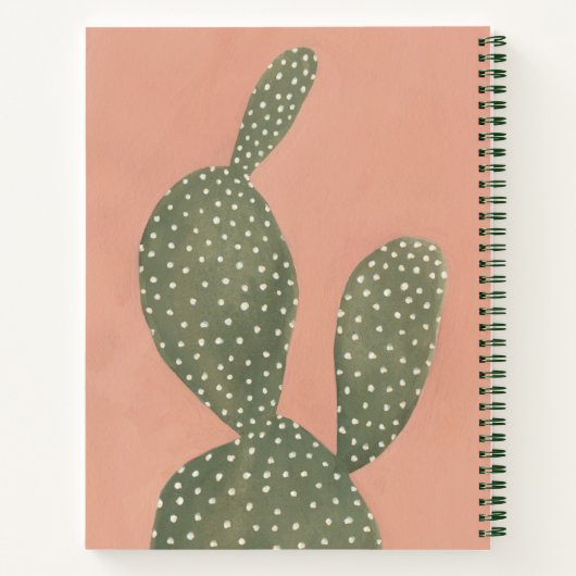Carnet Cactus coralliens (Dos)