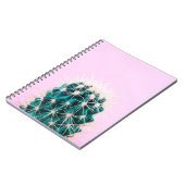 Carnet Cactus de Prickley sur le rose (Côté gauche)